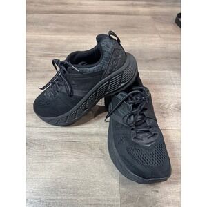 Hoka One One Gaviota 2 Womens 7D Triple Black Running Shoes